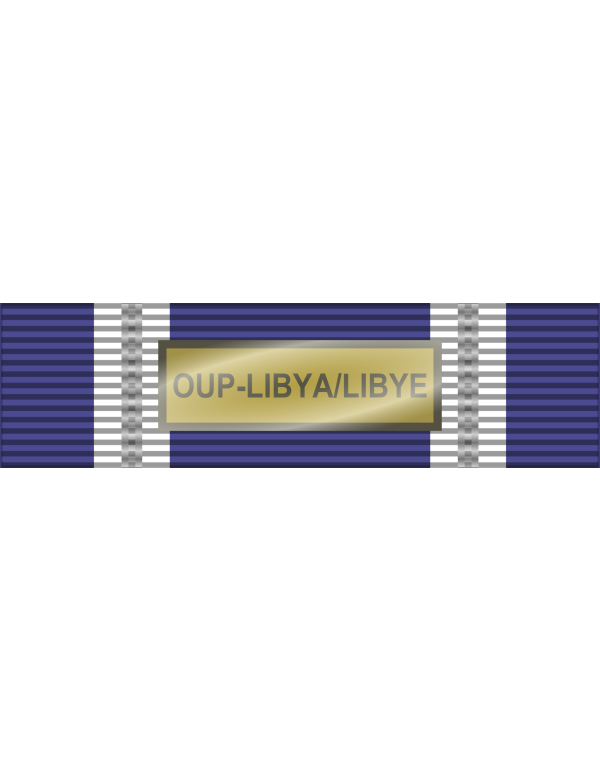 Nastrino/medaglia Oup-libya/libye Libia