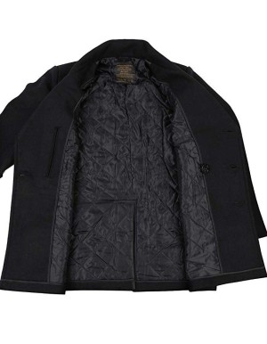 Us Navy Pea Coat - Giacca da uomo in stile marina