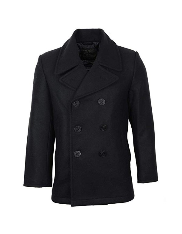 Us Navy Pea Coat - Giacca da uomo in stile marina