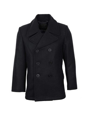 Us Navy Pea Coat - Giacca da uomo in stile marina