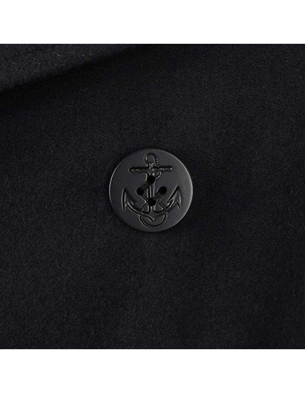 Us Navy Pea Coat - Giacca da uomo in stile marina