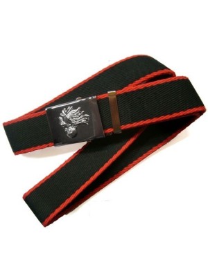 Cintura Canapa bordo rosso Carabinieri Fiamma Argento...