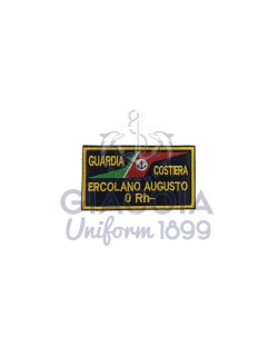 Patch Nominativa per Giubbotto Guardia Costiera 9x5cm