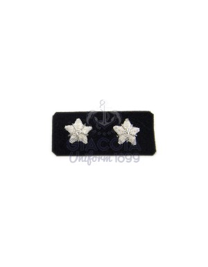 Stellette Giacca Argento Ricamate Per Uniforme (coppia)