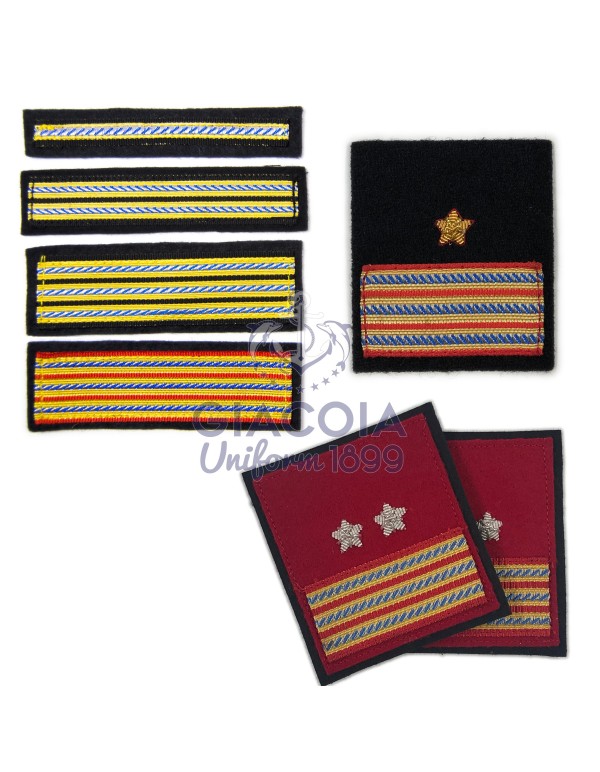 Gradi "travette" Sott.le Marina Militare Per Ordinaria Invernale (coppia)