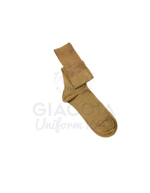 CALZE UOMO A COSTA PIATTA KAKI COLONIALE