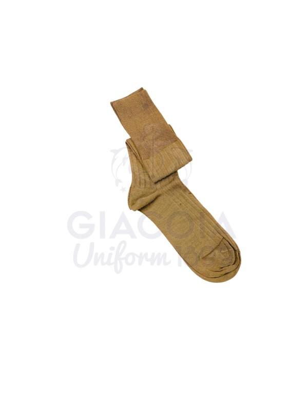 CALZE UOMO A COSTA PIATTA KAKI COLONIALE