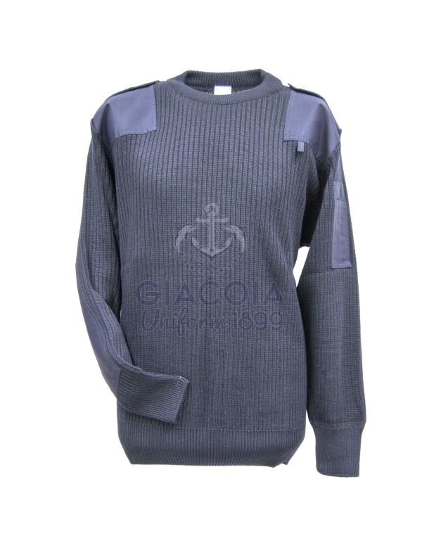 Maglia Girocollo "margottini" Con Toppe