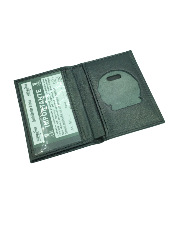 Portafoglio Apertura Libro Pelle Portadocumenti...