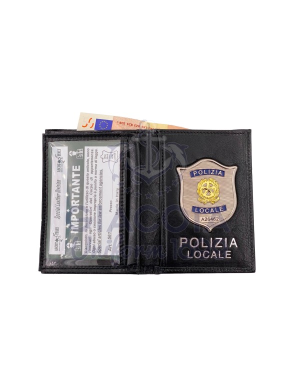 Portafoglio Apertura Libro Pelle Portadocumenti...