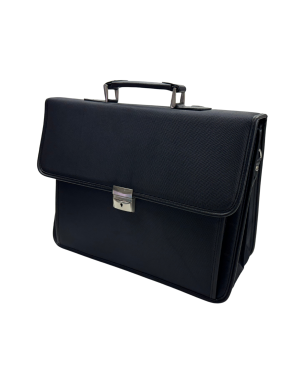 CARTELLA IN TESSUTO NERO CORDURA