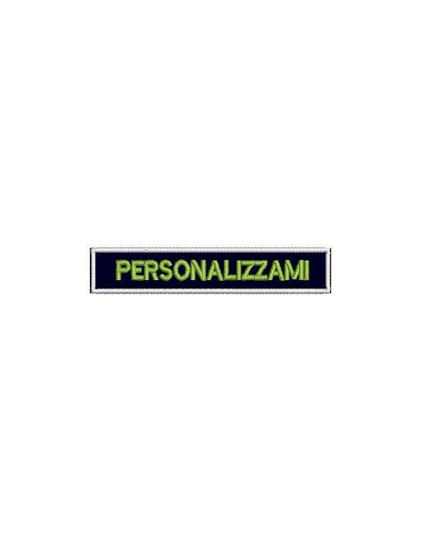 Patch Nominativa Con Testo Personalizzato