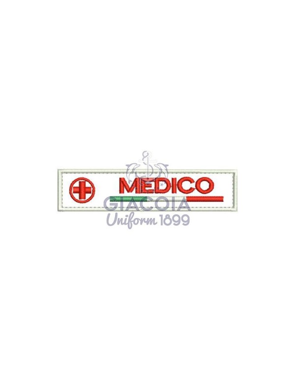 Patch Targhetta Medico Croce Rossa Italiana