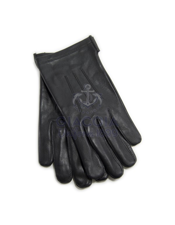 Guanti In Pelle Nera