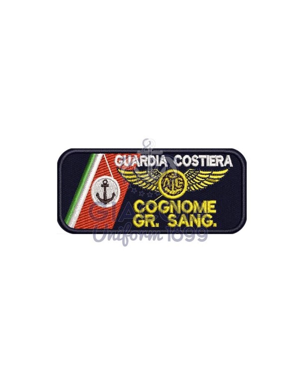 Patch Nominativa Guardia Costiera Atc